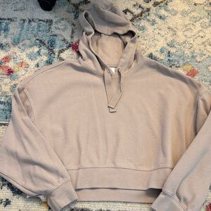 All in Motion Tan Cowl Neck Sweater